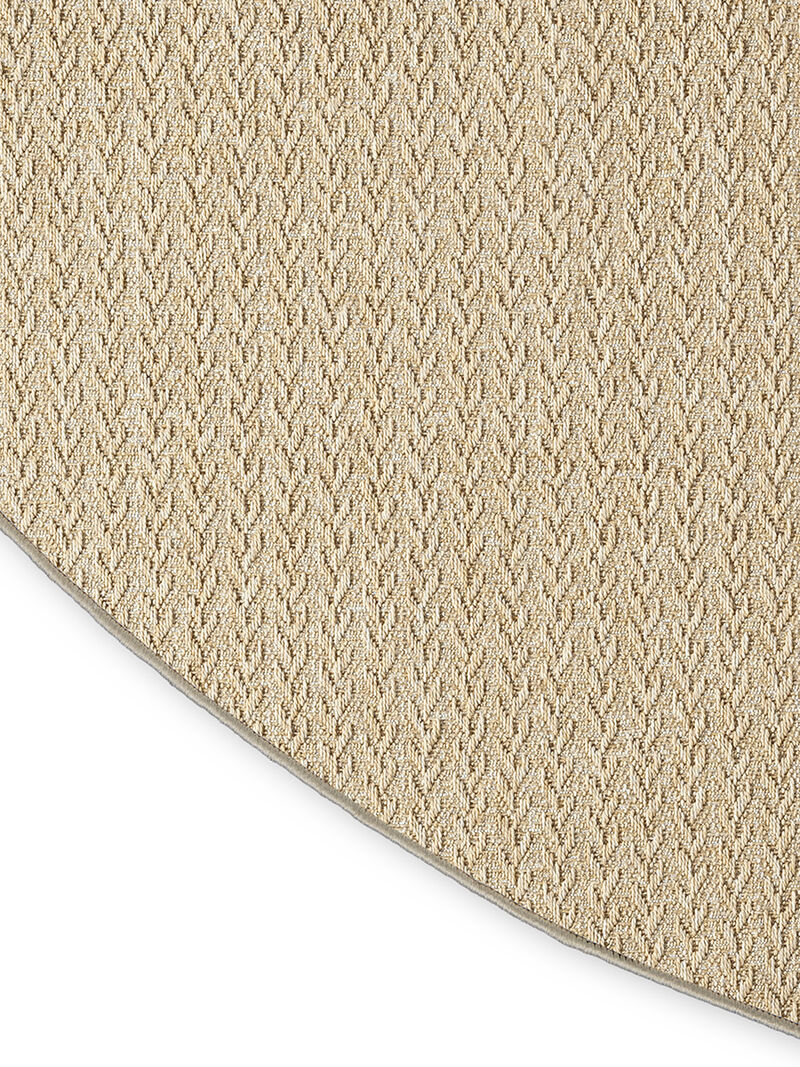 Tulum TLM02 Taupe 8' x Round Rug image number 2