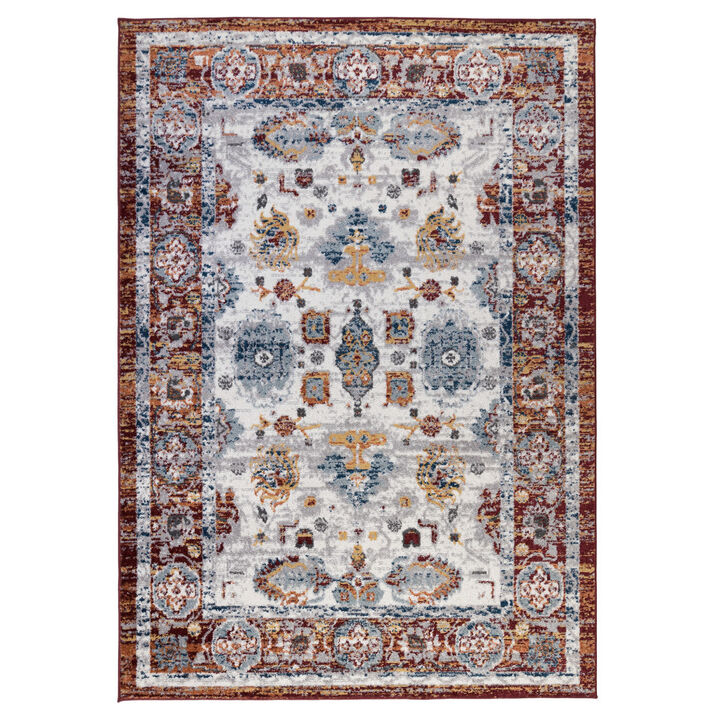 HomeRoots Floral Runner Rug