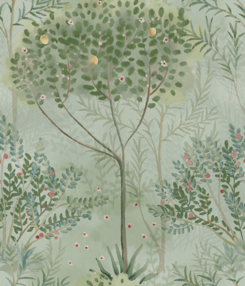 Orchard Green Wallpaper image number 0