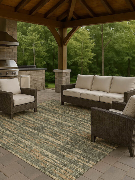 Winslow WL6 Olive 3' x 5' Rug