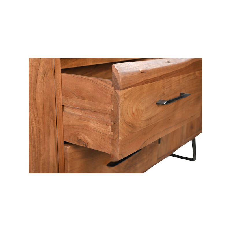 Taran Designs Ferris 6-drawer Live Edge Solid Wood Dresser