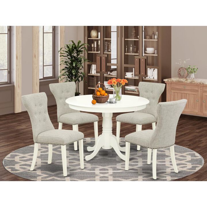 Dining Room Set Linen White