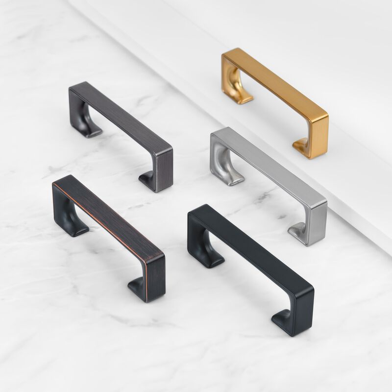 Hestia Hardware 10 Pack 5 Inch Modern Square Cabinet Handles image number 3