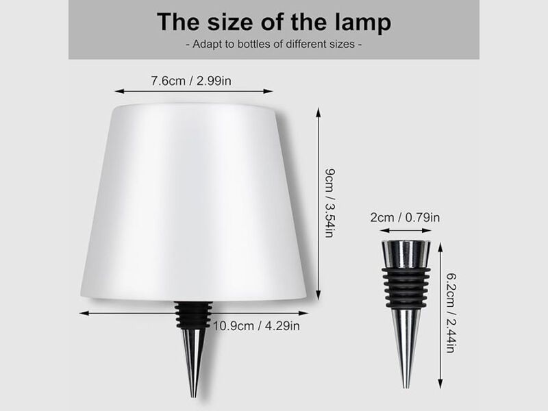 8 inch Metal Base Table Lamp with Glass Shade image number 2