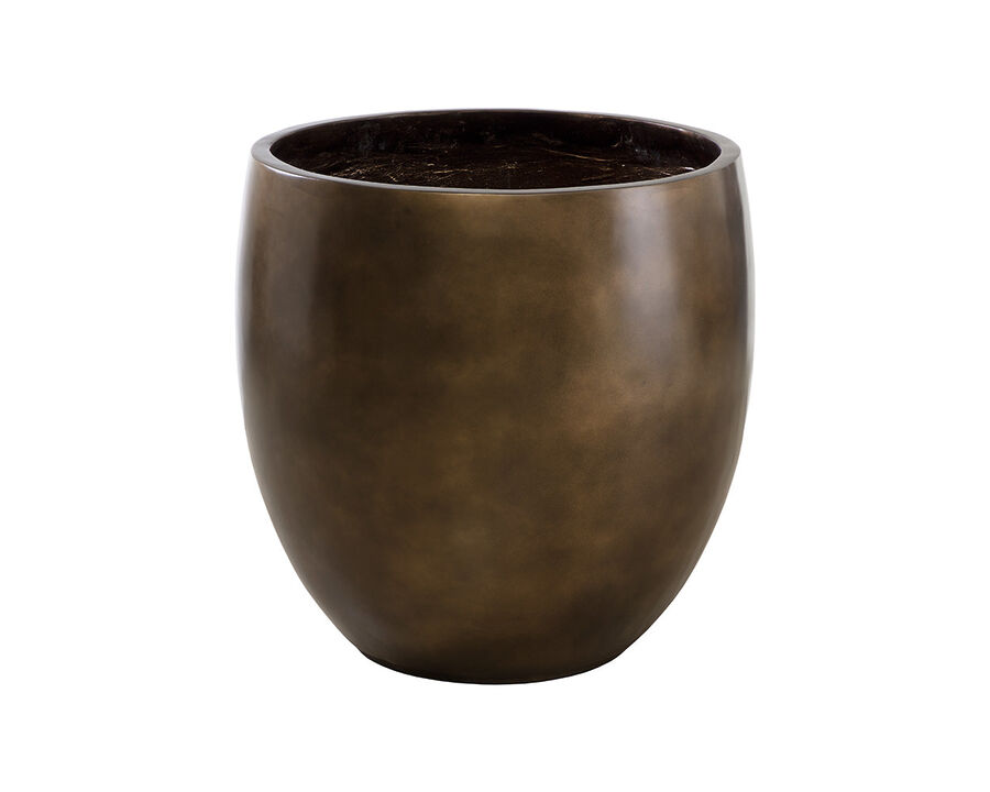 Aster Large Travertine Look Planter