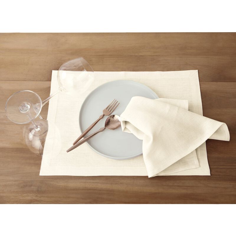 Christmas Linen Placemats 14 x 19 in Set of 4 - Fete, Solino Home