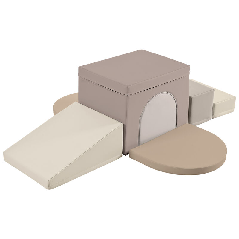 Merax Soft Play Equipment Climb and Crawl Playground