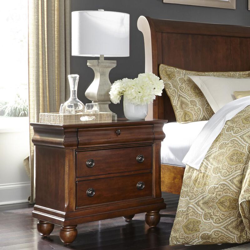 Liberty Furniture Rustic Traditions Night Stand in Rustic Cherry image number 8