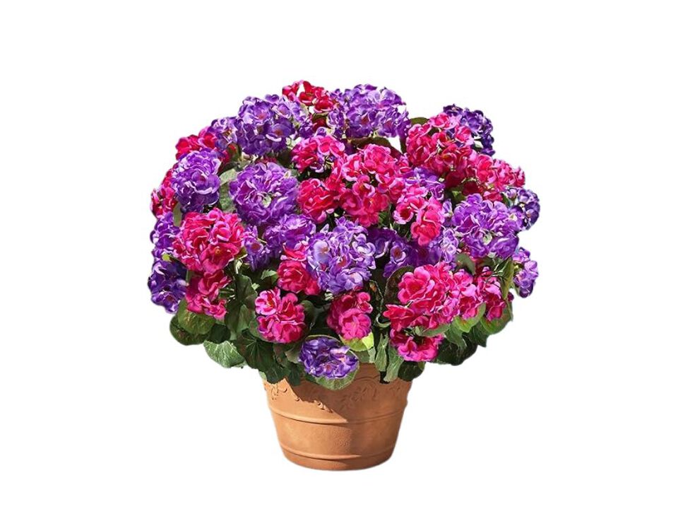 6 Bundle Artificial Outdoor Plants UV Resistant Garden Porch Decor