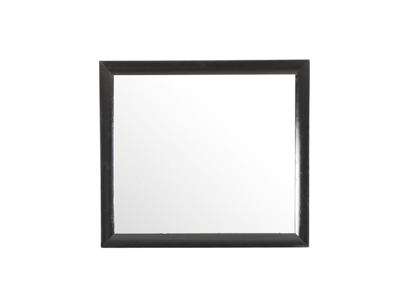Marilla 35 in. x 39 in. Modern Rectangle Framed Dresser Mirror