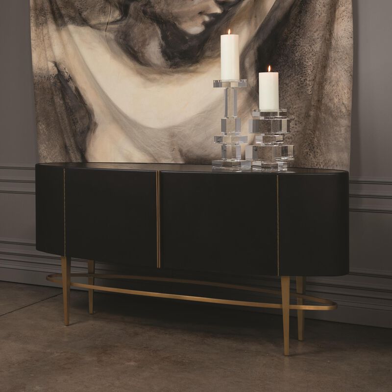 Ellipse Black Sideboard