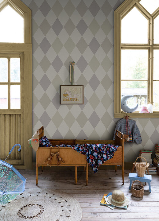 Kalas Lavender Diamond Wallpaper (Set of 2)