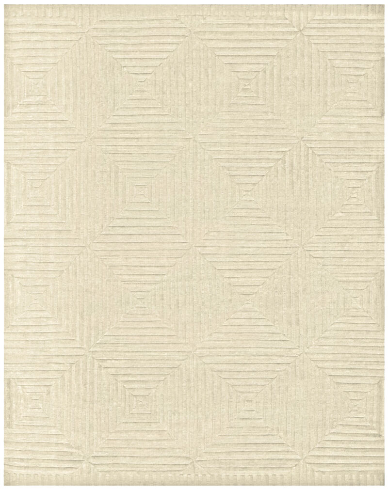 HomeRoots Wool Geometric Hand Knotted Area Rug image number 0