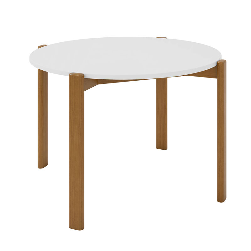 Gales White Round Dining Set