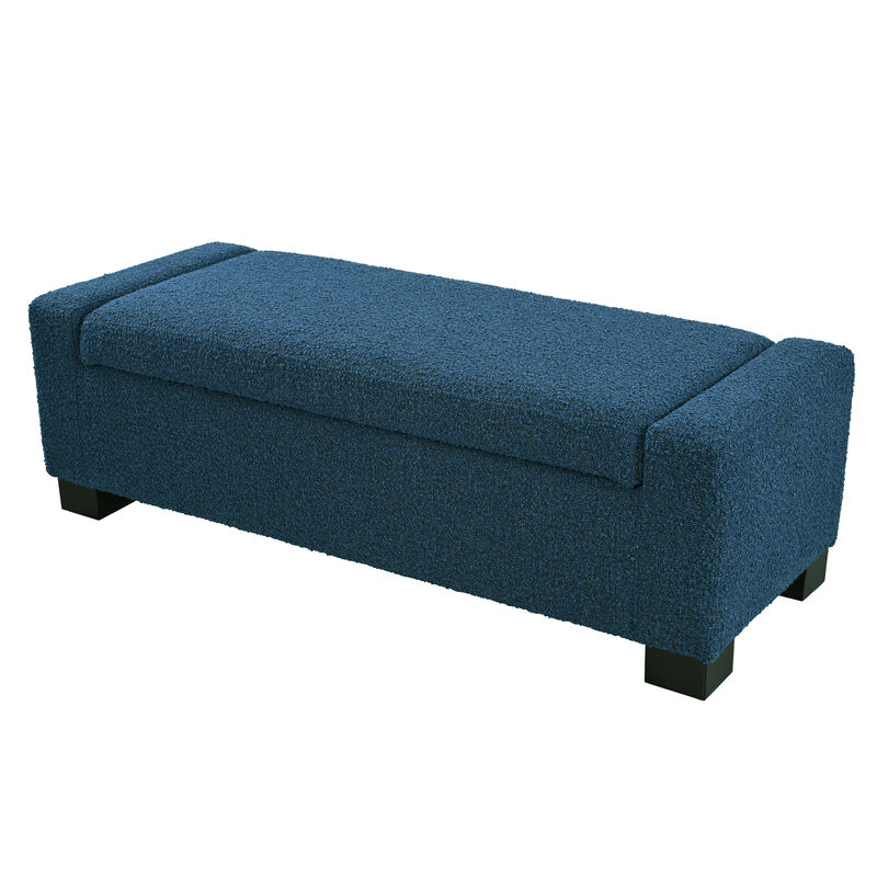 Merax Ottoman Bench Textured Fabric Rectangular Design