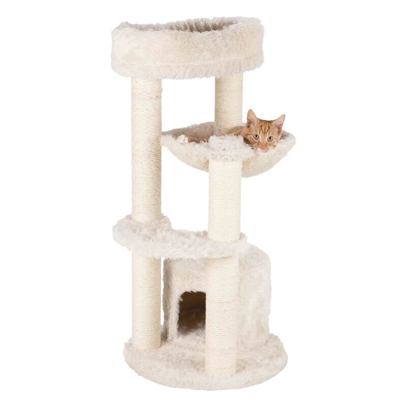 TRIXIE Baza Junior Jute & Plush 3-Level 39" Cat Tower, Scratching Posts and Condo image number 3