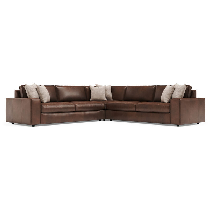 Nest Leather Sectional image number 1