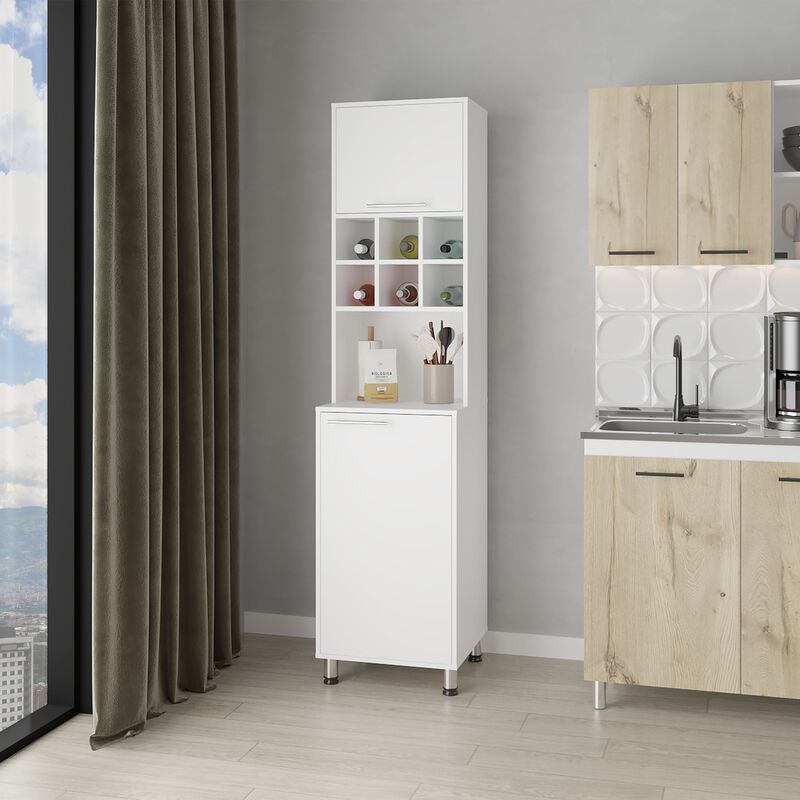 Corinth Kitchen Pantry, White