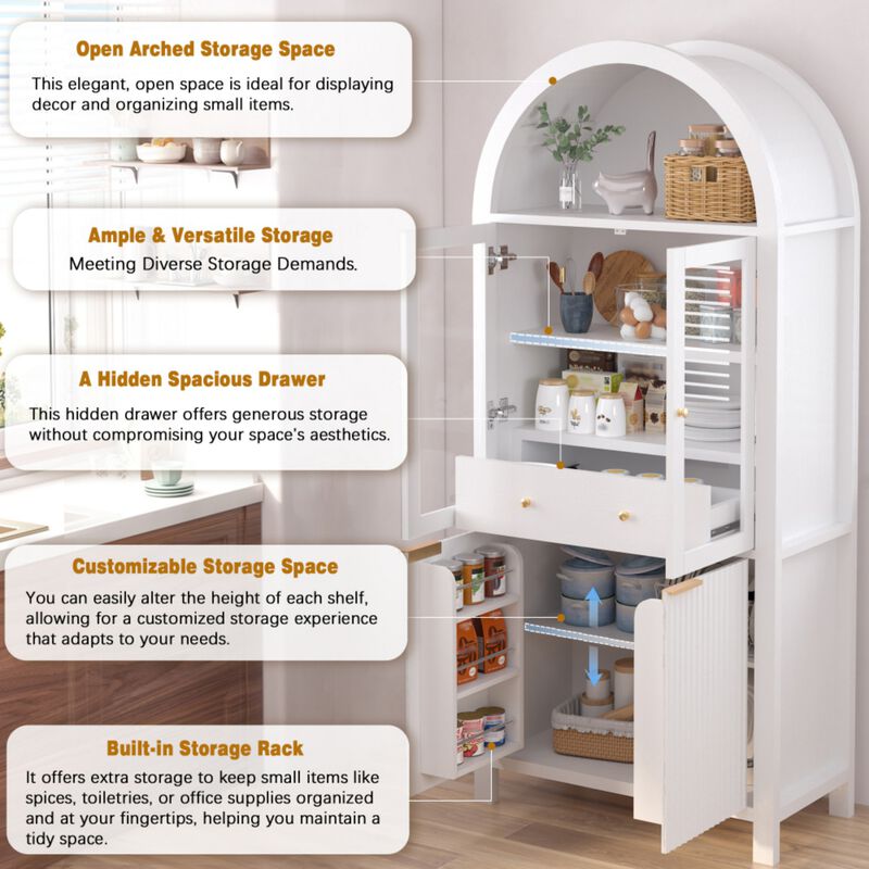 Sobkot Pantry Cabinet image number 4