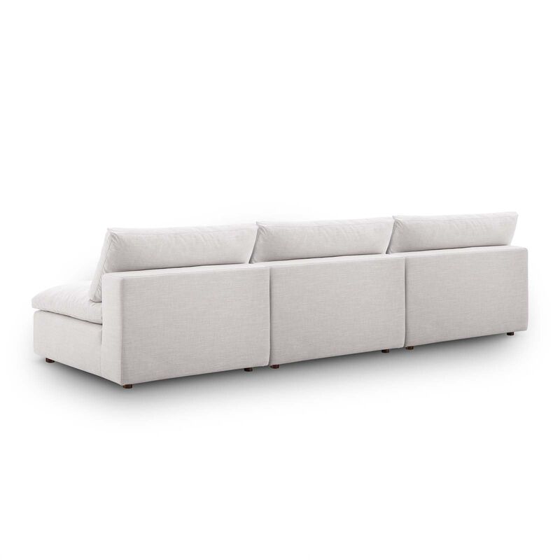 Modway Commix Down Filled Overstuffed 3-Piece Armless Sectional Sofa image number 4