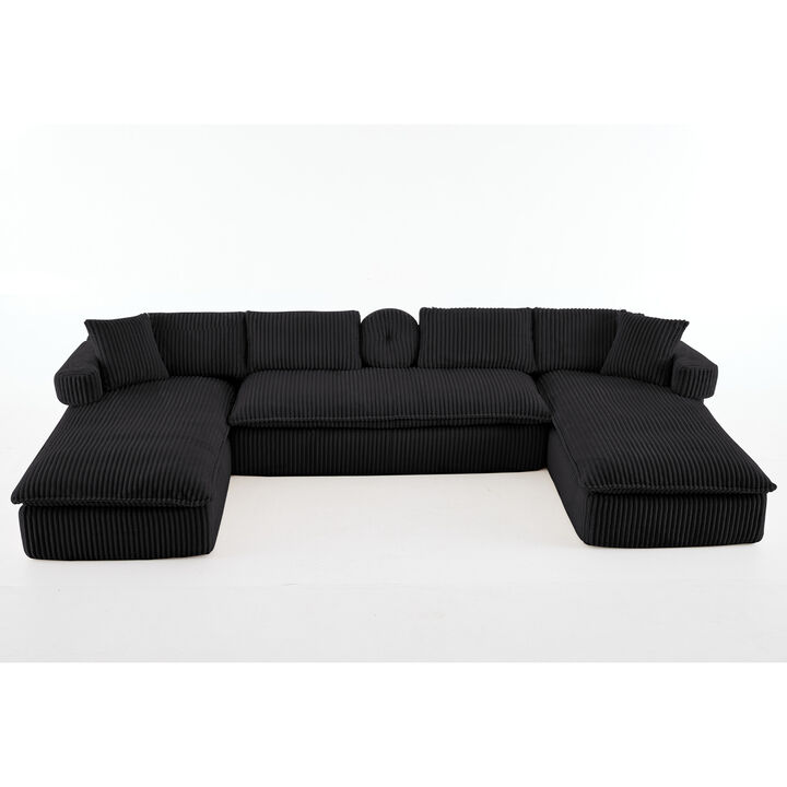 Britan 149" Oversized Sectional Couches U Shaped Couch