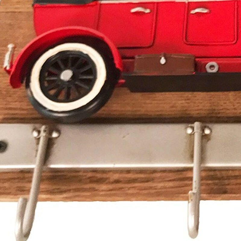 Classic Vintage Style Model J-Inspired Coat Rack with Multiple Hooks