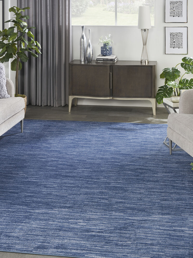 Nourison Essentials NRE01 Navy/Blue 10' x 14' Rug