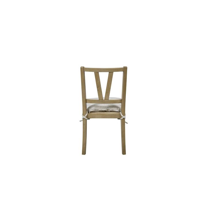 Bernards Magnolia Slat Back Chair - Cashew