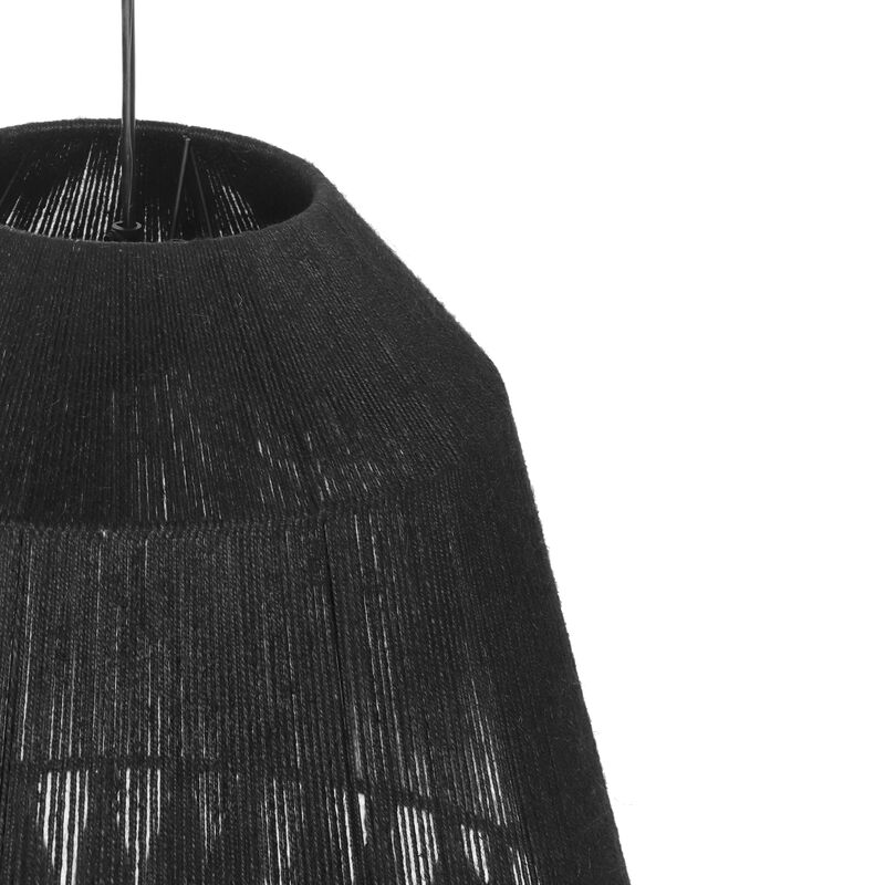 Bokaro Black Jute Pendant Lamp