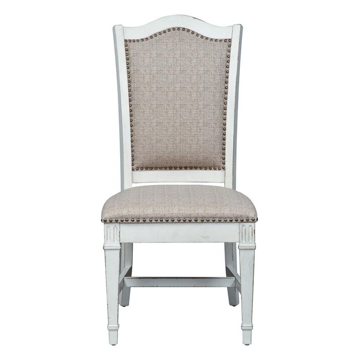 Liberty Furniture Abbey Park Uph Side Chair (RTA) in Antique White