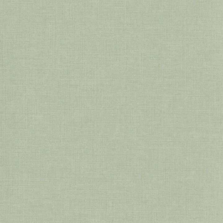 Inia Textile Plain Green Wallpaper INA71014