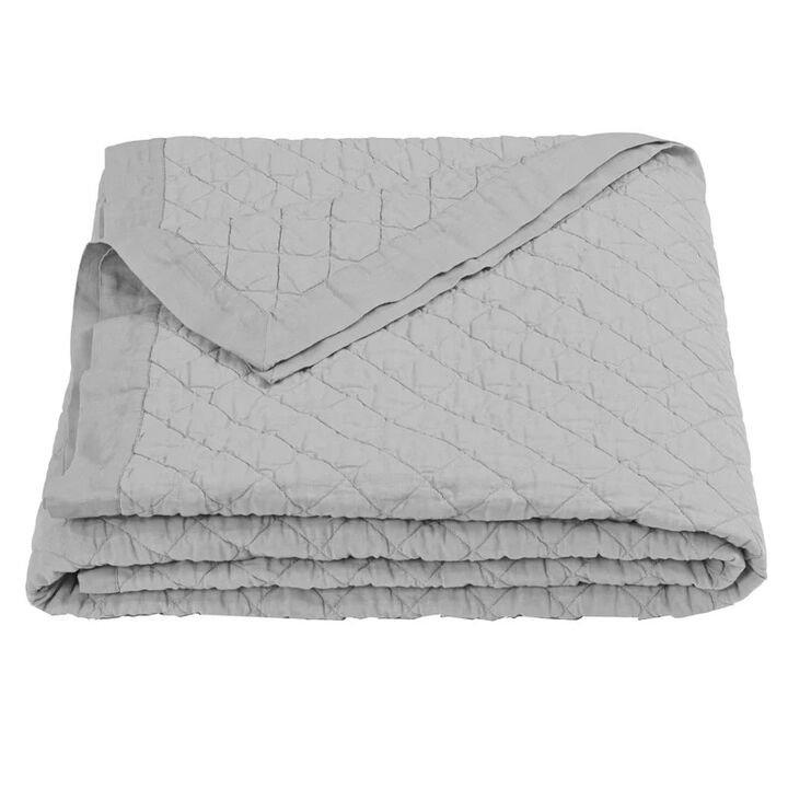 Diamond Gray King Quilt Set