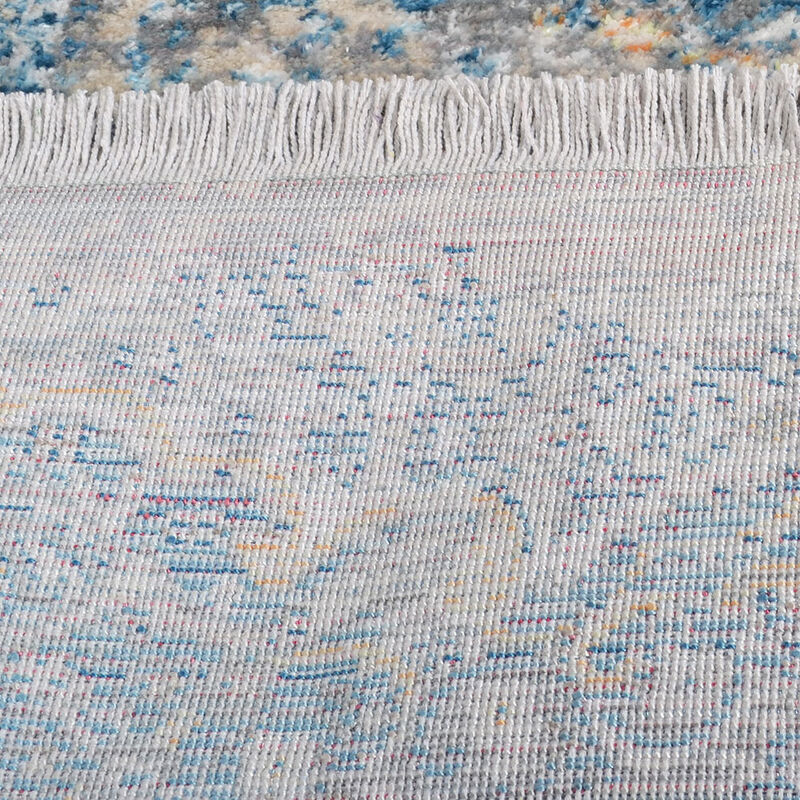 RUGSOTIC CARPETS MACHINE MADE POLYESTER AREA RUGS  - Rectangle Shape, Classic Oriental Traditional  Design, Low Pile Machine Made Area Rugs (M00100) image number 6