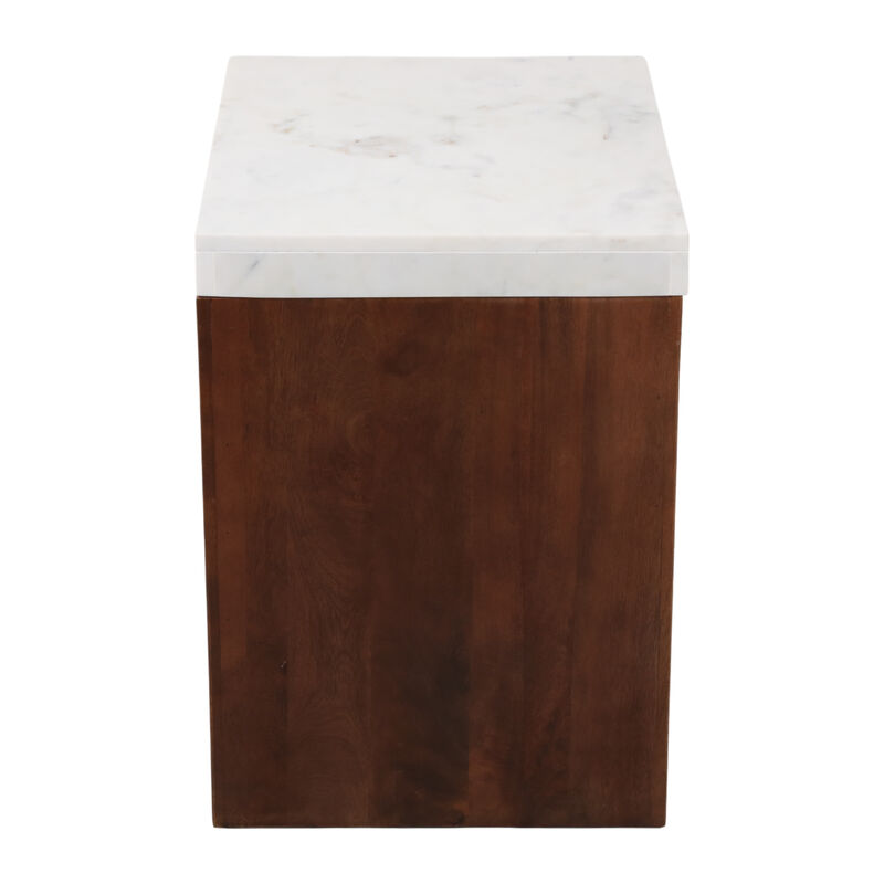 22x20 Marble Top Side Table image number 4
