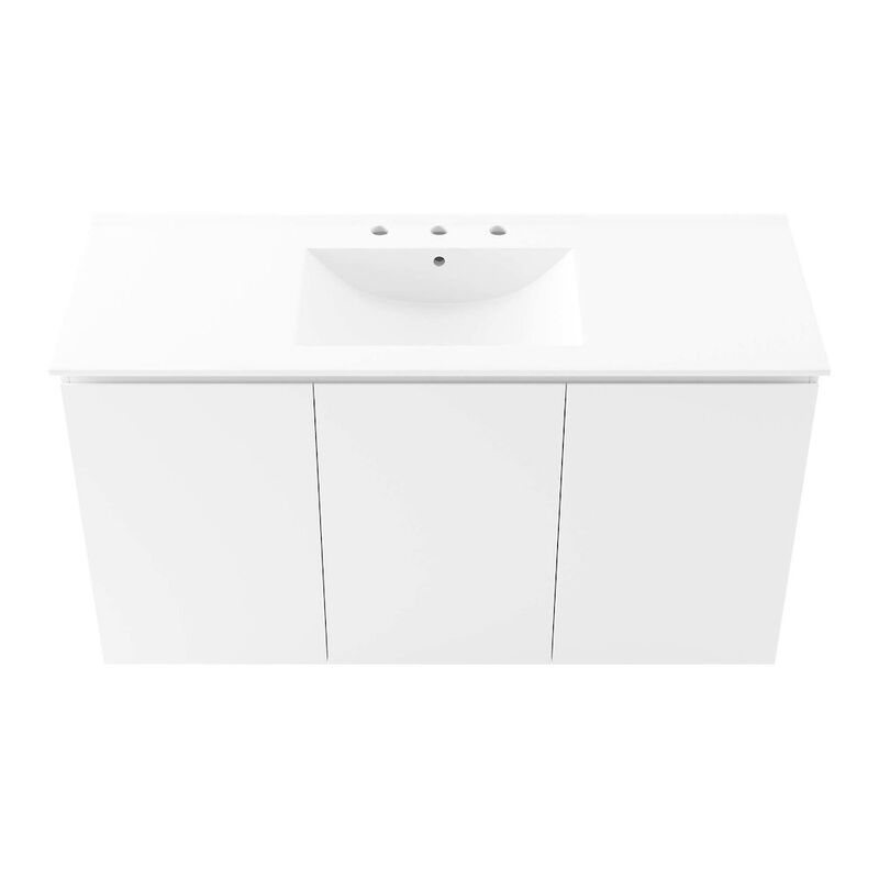 Bryn 48" Wall-Mount Bathroom Vanity image number 4