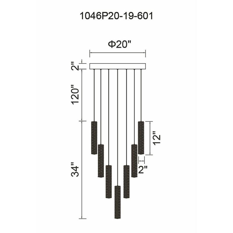 CWI Lighting Celina LED Chandelier With Chrome Finish