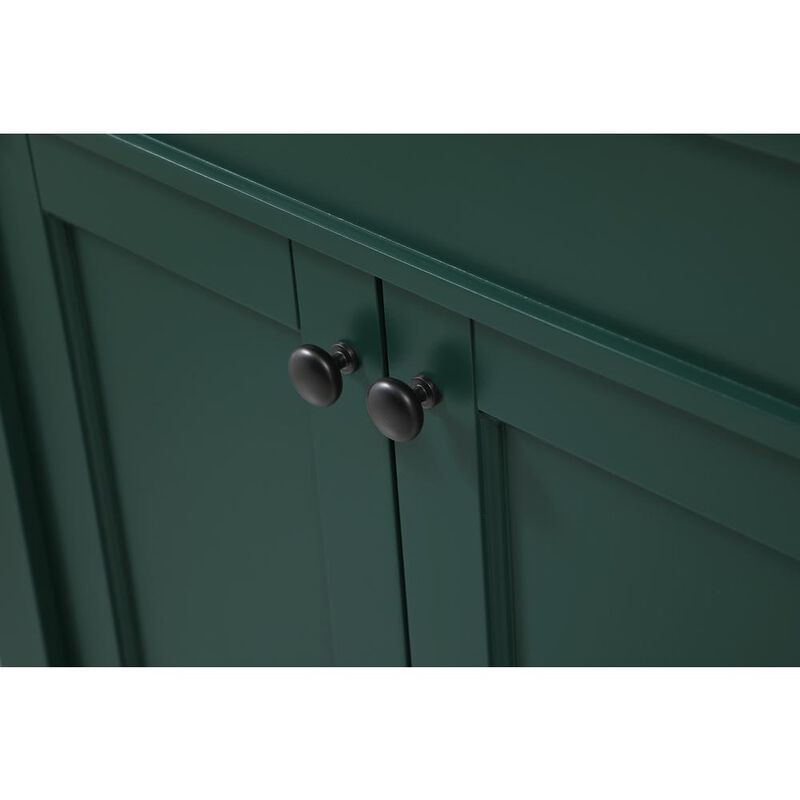 Elegant Kitchen and Bath 60 inch Single bathroom vanity in green