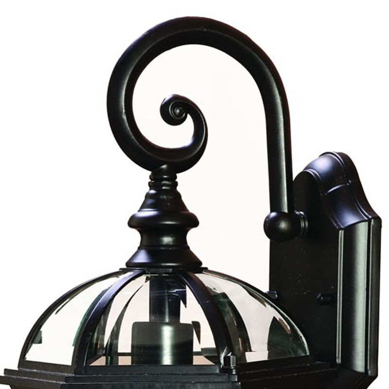 Traditional Eastern Lantern Wall Light &ndash; Exterior Wall Sconce for Porch or Driveway