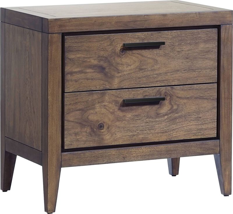 Boracay Two Drawer USB Charging Nightstand