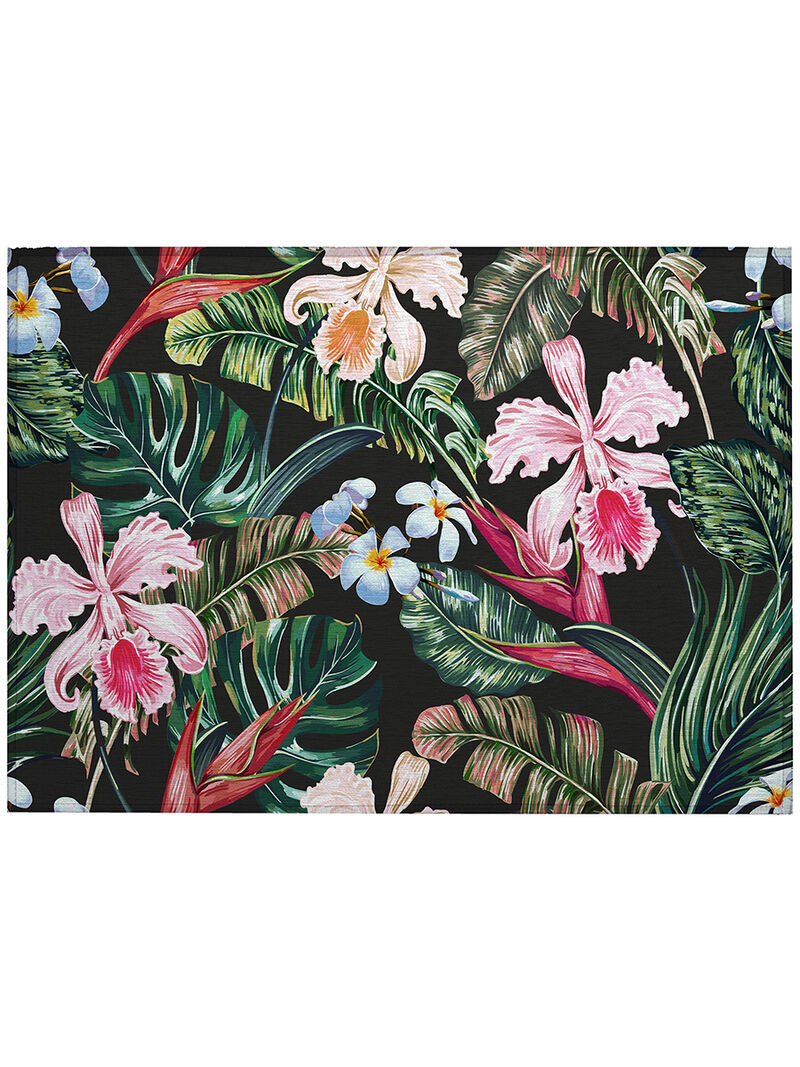 Tropics TC6 Black 20" x 30" Rug