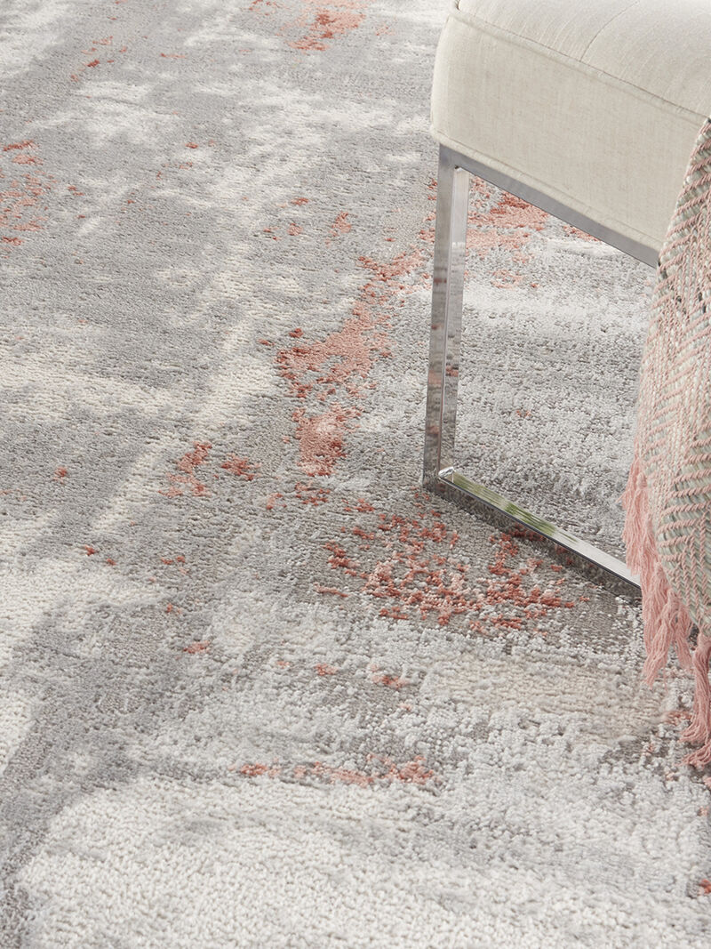 Elation ETN06 Gray/Brick 7'10" x 9'10" Rug