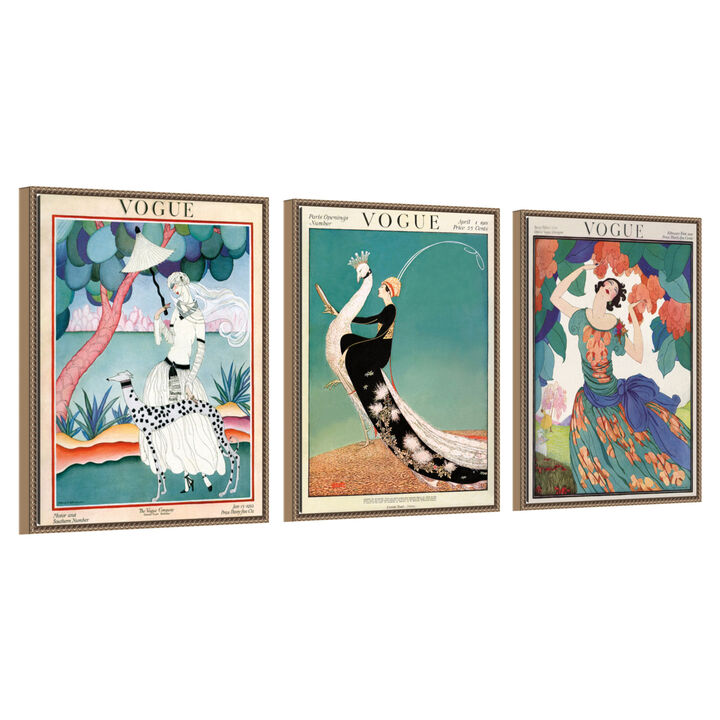 Vintage Fashion Cover 3 Piece