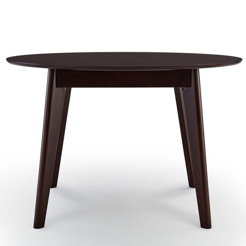 Modway - Vision 45" Round Dining Table Cappuccino
