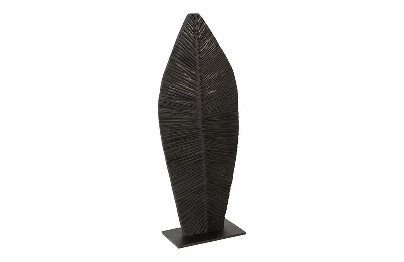 Small Carved Leaf on Stand