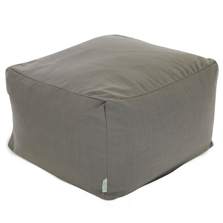 Majestic Home Goods Ottoman Pouf Wales Gray