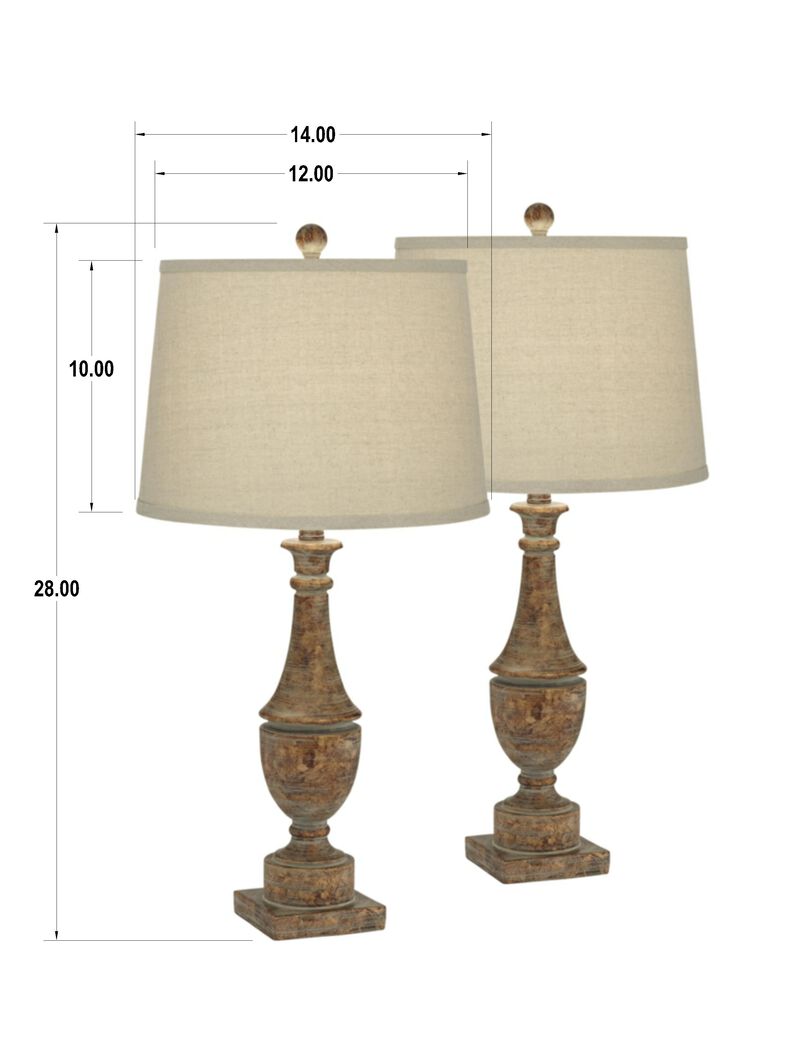 Collier Table Lamp (Set of 2)