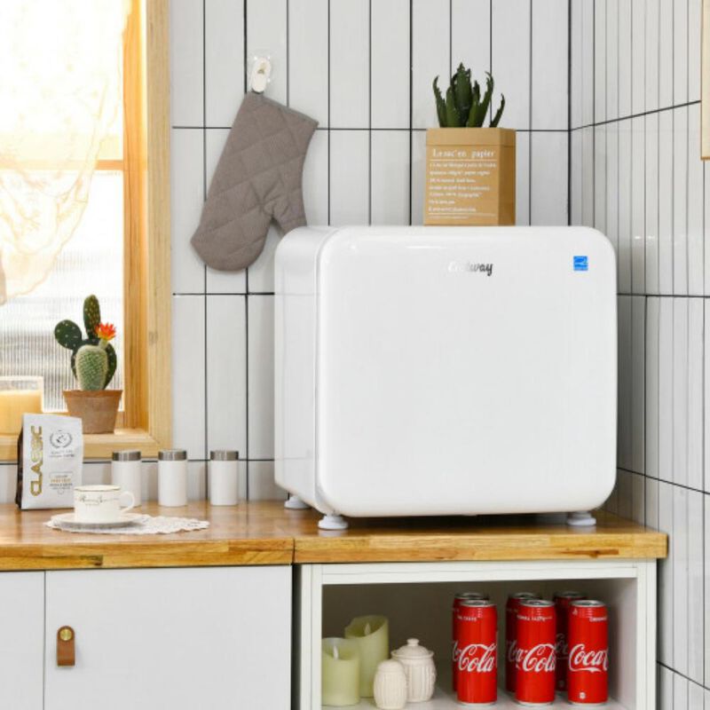 1.6 Cubic Feet Compact Refrigerator with Reversible Door