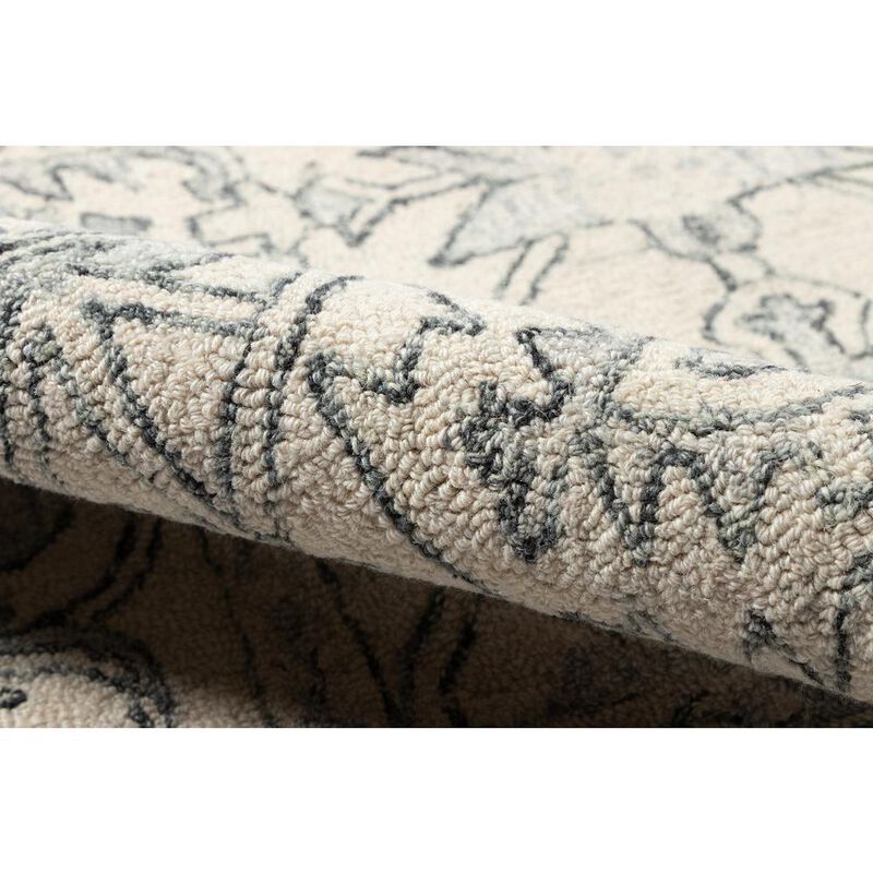 Momeni Traditional Rectangle Area Rug, Ivory, 3'6 X 5'6