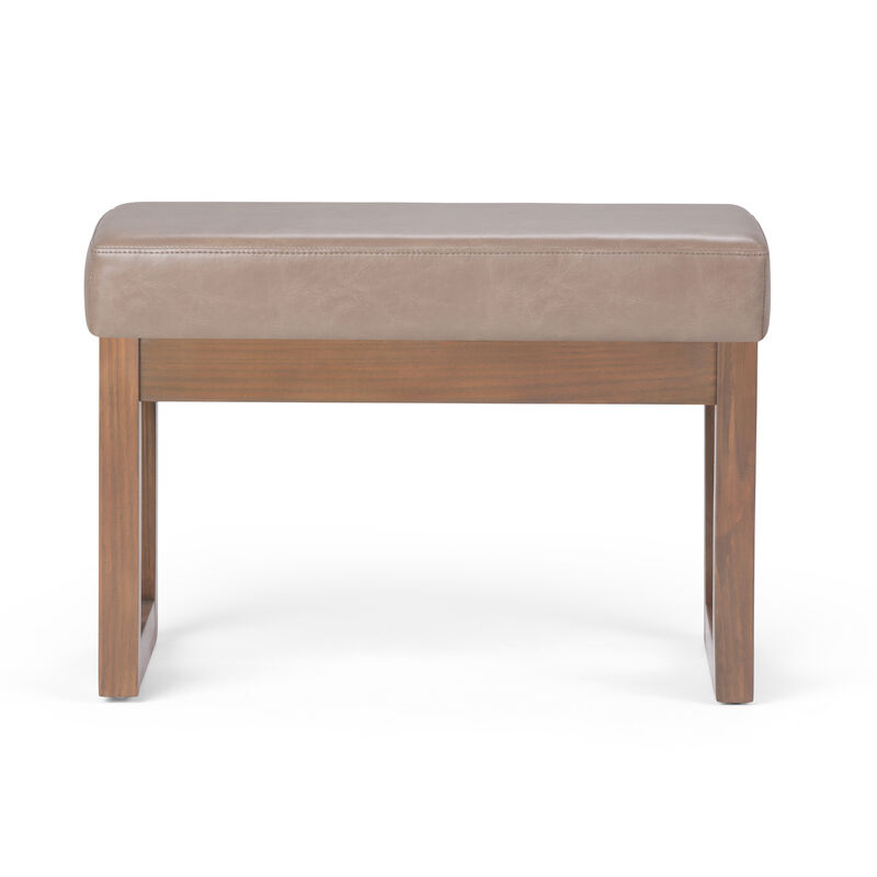 Simpli Home Milltown Footstool Small Ottoman Bench image number 2