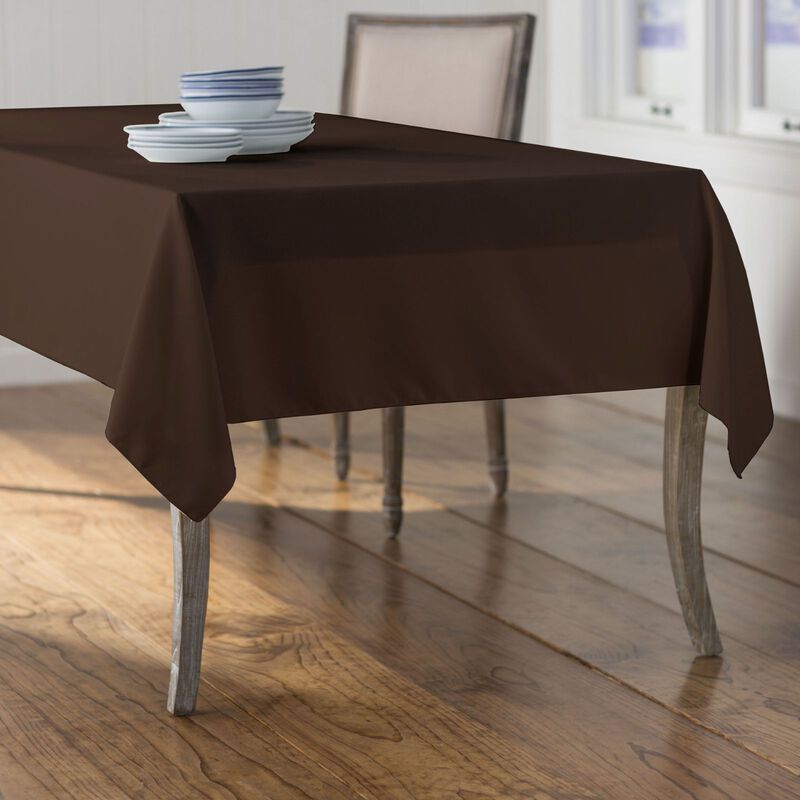 Rectangular Tablecloth 60 by 102 Inch Polyester Poplin Fabric image number 1